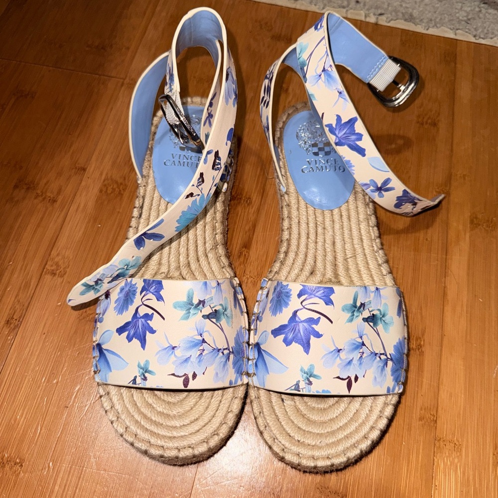 Vince Camuto Floral Espadrille Sandals - Women’s 10